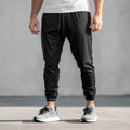 Slim Fit Track Pants – Black