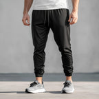 Slim Fit Track Pants – Black