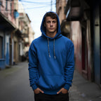 Casual Streetwear Hoodie – Navy Blue