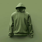 Minimal Logo Hoodie – Olive
