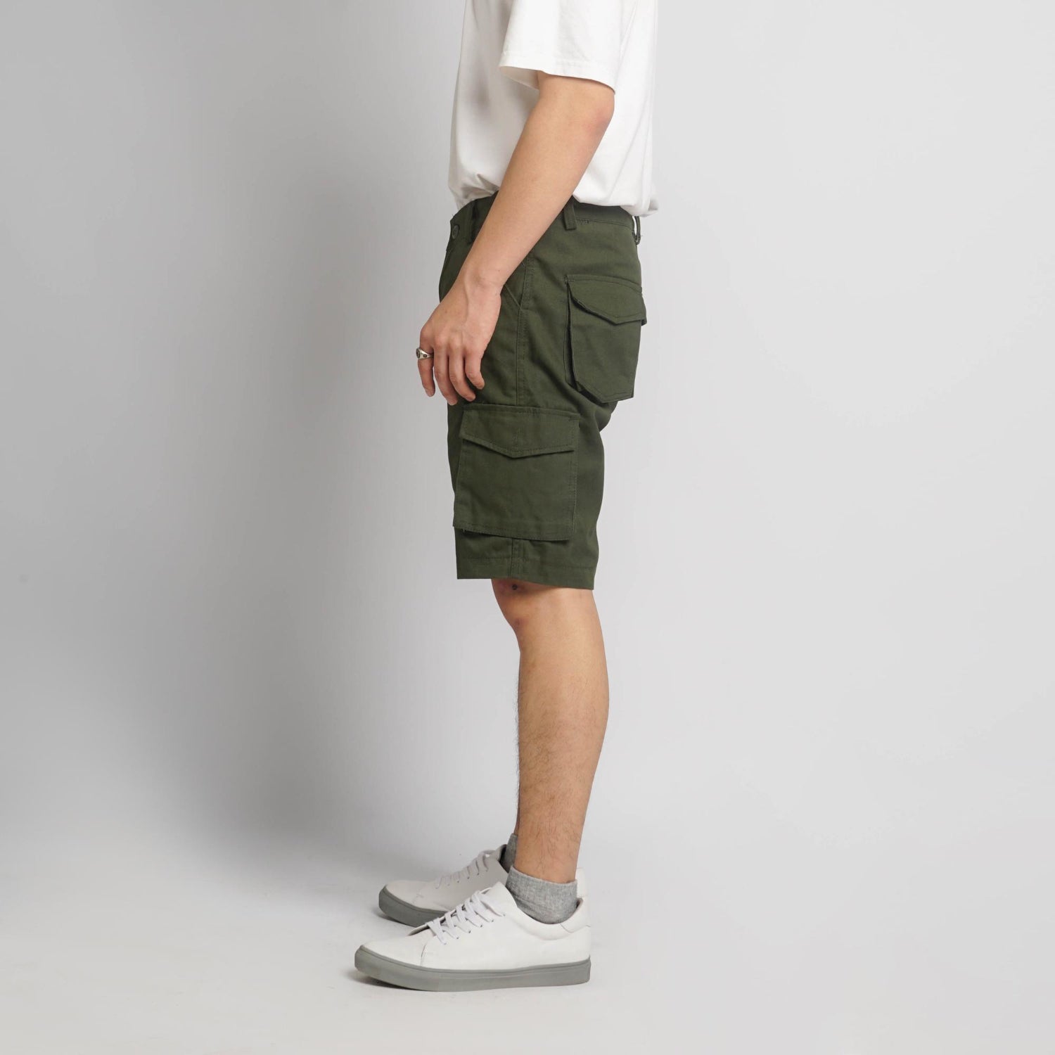 Relax Fit Shorts – Olive Green