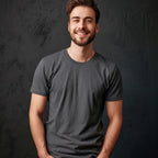 Everyday Comfort Round Neck T-Shirt – Grey