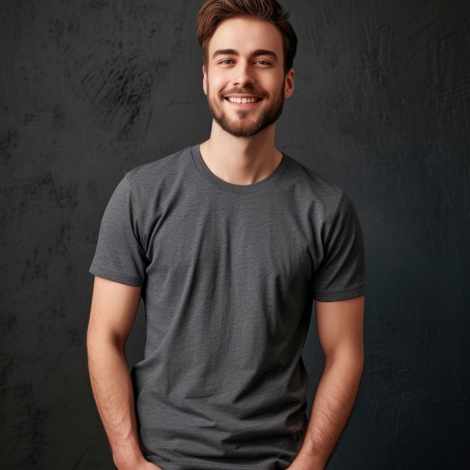 Everyday Comfort Round Neck T-Shirt – Grey