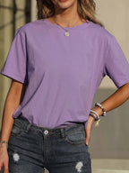 Loose Fit Long Tee – Lavender
