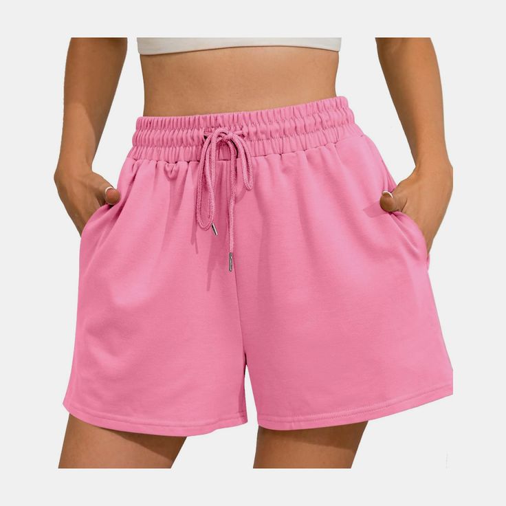 Cotton Lounge Shorts – Pink