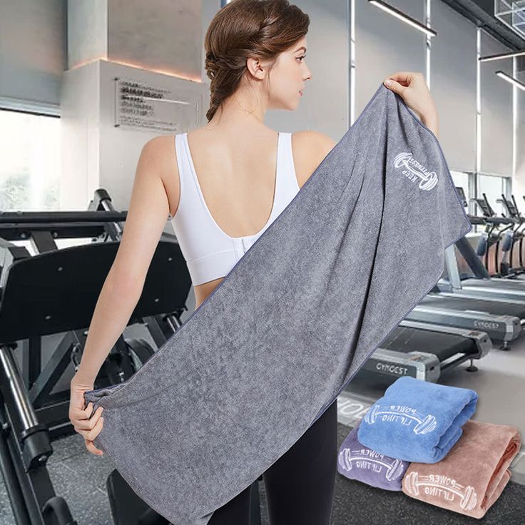Quick Dry Microfiber Towel – Grey