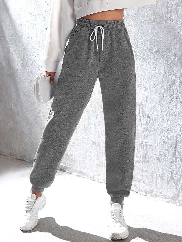 Casual Lounge Track Pants – Grey