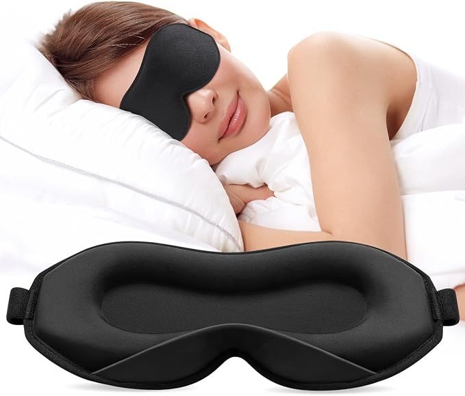 Soft Eye Sleep Mask – Black