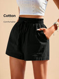 Casual Summer Shorts – Black