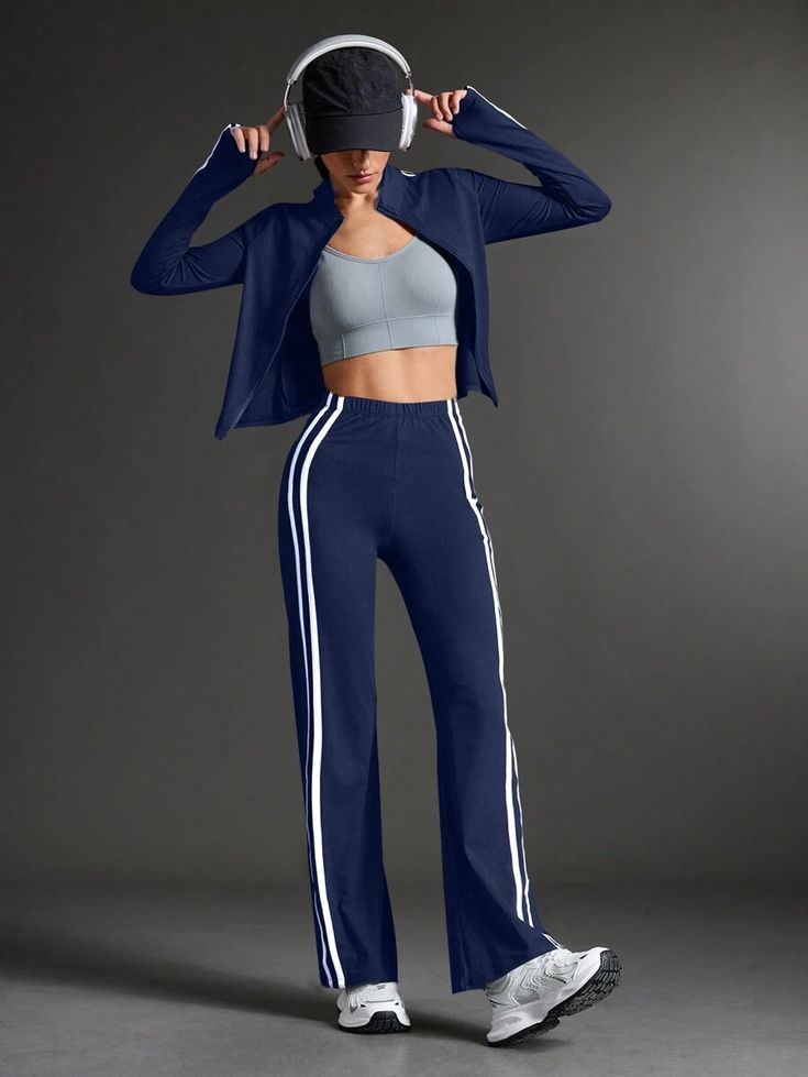 Workout Track Pants – Navy