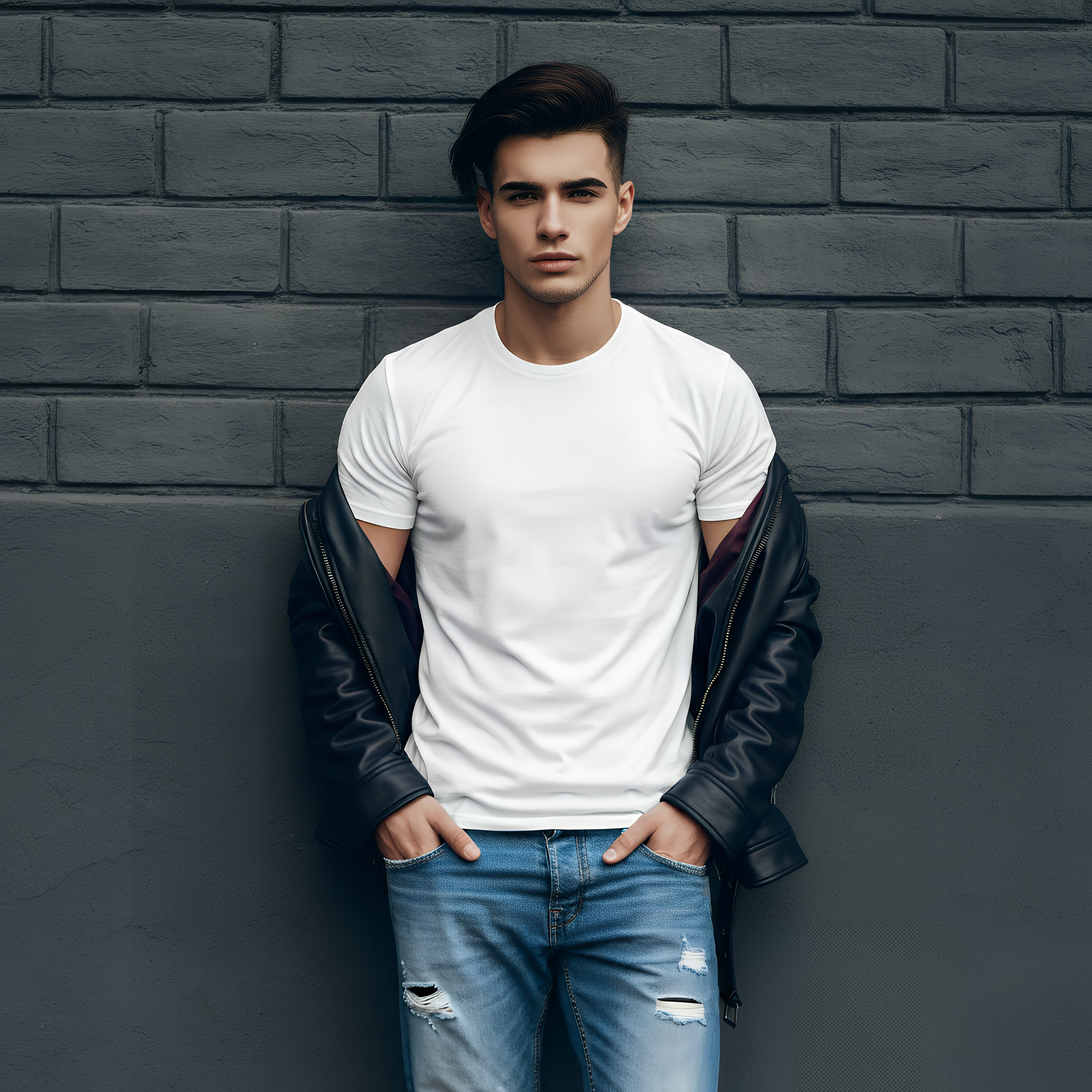 Premium Slim Fit Round Neck T-Shirt – White