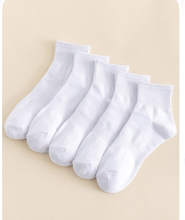 Comfort Fit Cotton Socks – White (Pack of 3)
